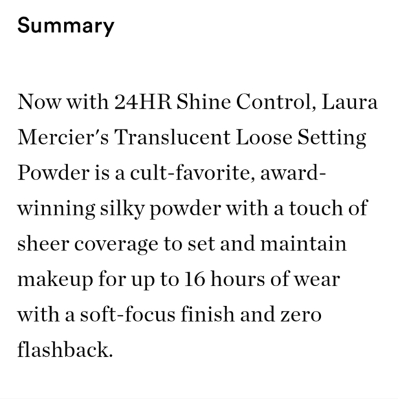 Laura Mercier Delux Mini Translucent Loose Setting Powder & Velour Puff New - Picture 4 of 12